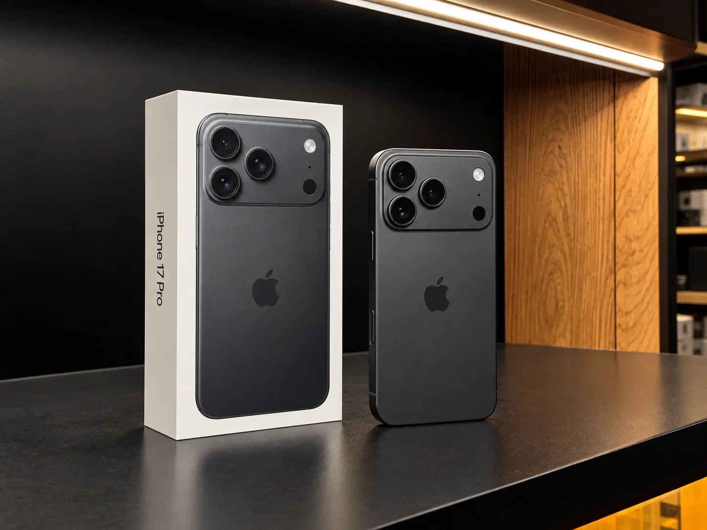 iPhone 17 Pro на витрине ТехноМир